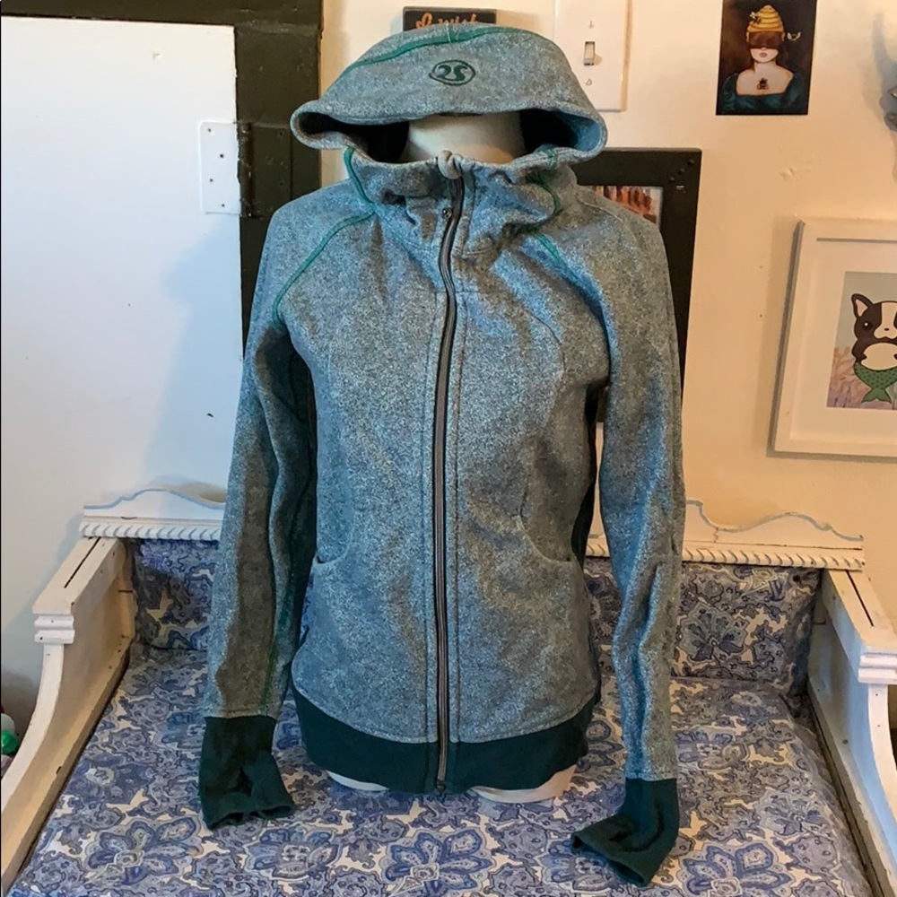 Lululemon Green Zip Up Hoodie